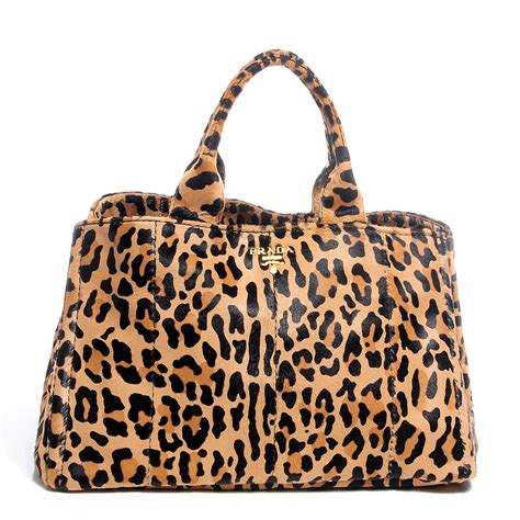 prada cavallino leopard tote